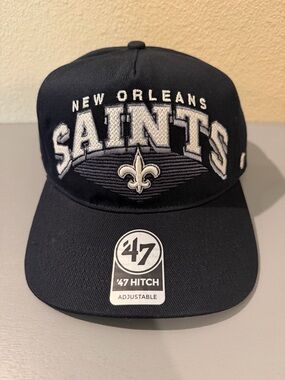 🧢 New Orleans Saints ’47 Hitch A-Frame Snapback Hat (NWT)
